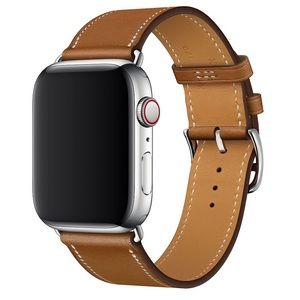 Apple Watch 44mm Fauve Barénia Leather Single Tour